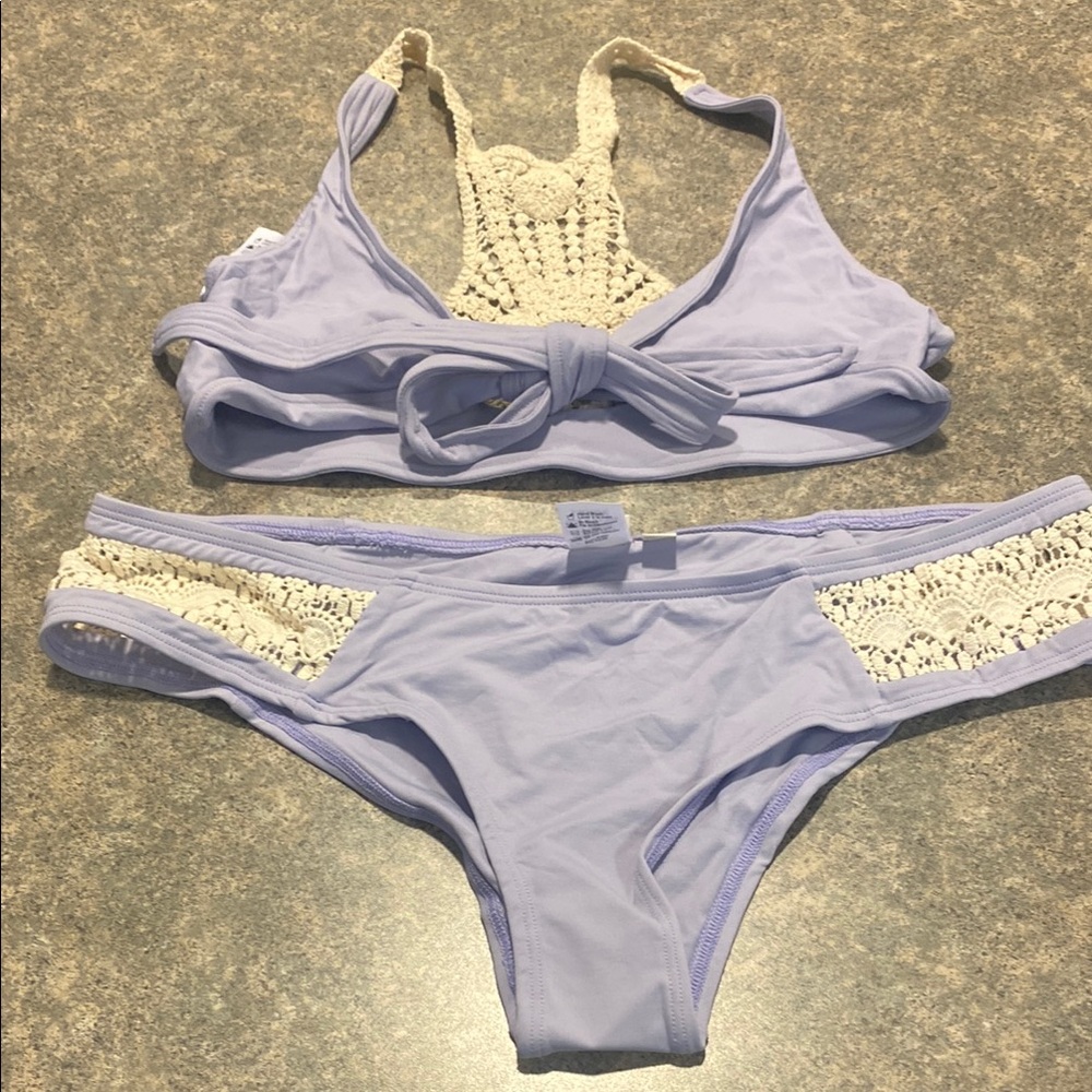 L*Space Light Purple Bikini Bottom